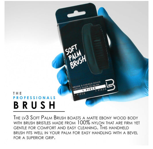 L3VEL3 Soft Palm Brush